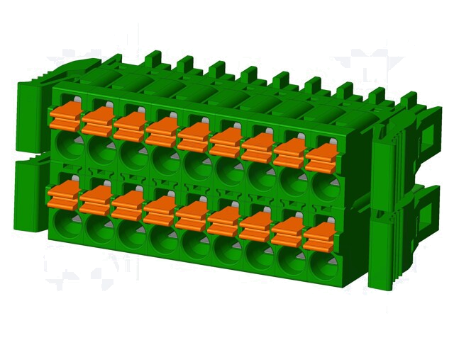 Connector: ontkoppelbare terminal strip; stekker; vrouwelijk Connector: ontkoppelbare terminal strip; stekker; vrouwelijk